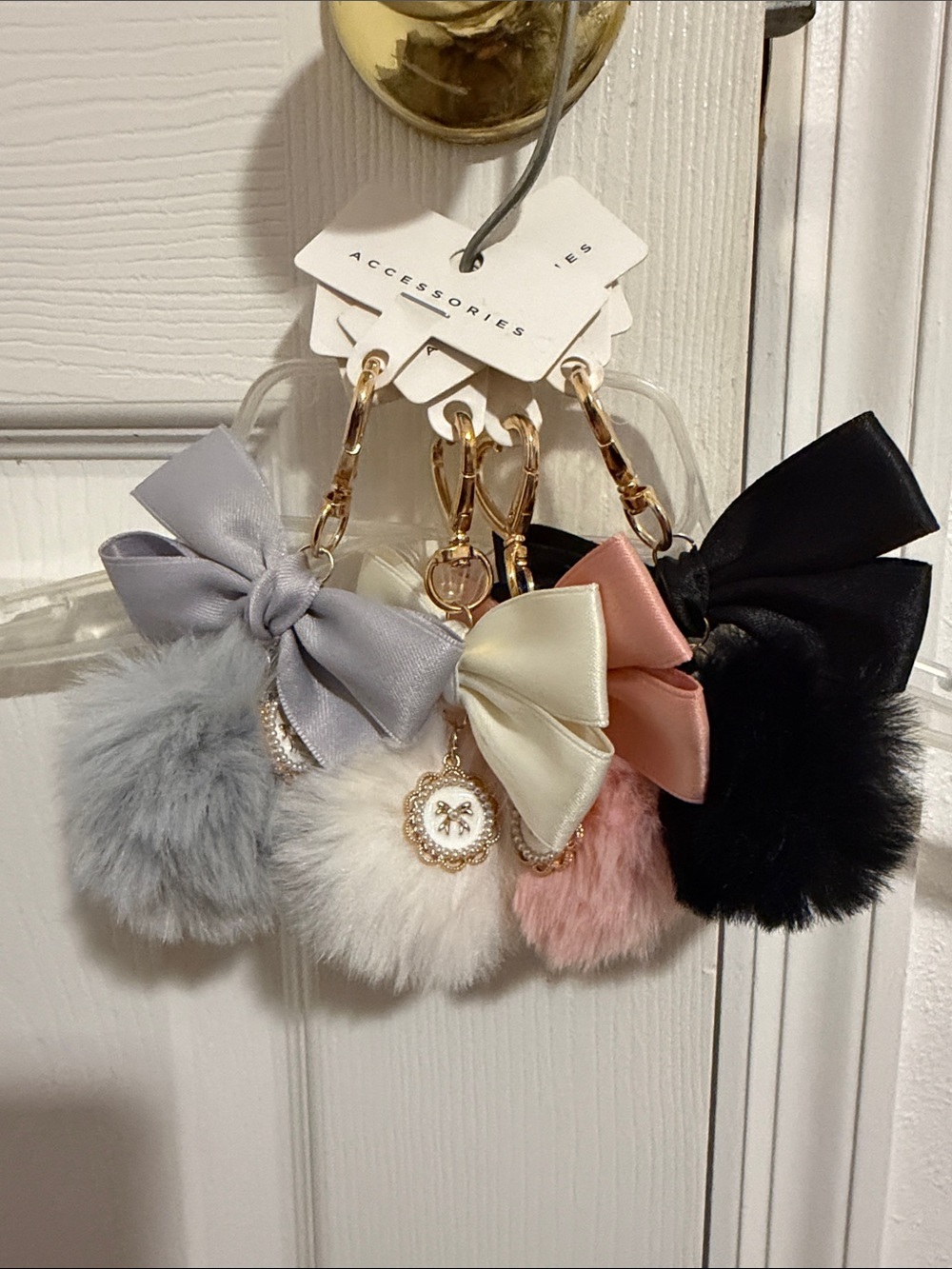 Bow Bag Charm with Bow Pendant
